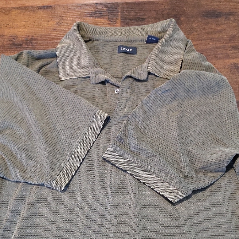 IZOD Men's Olive Polo Shirt
